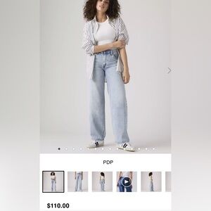 Levi’s baggy dad fanfare size 23 x 30